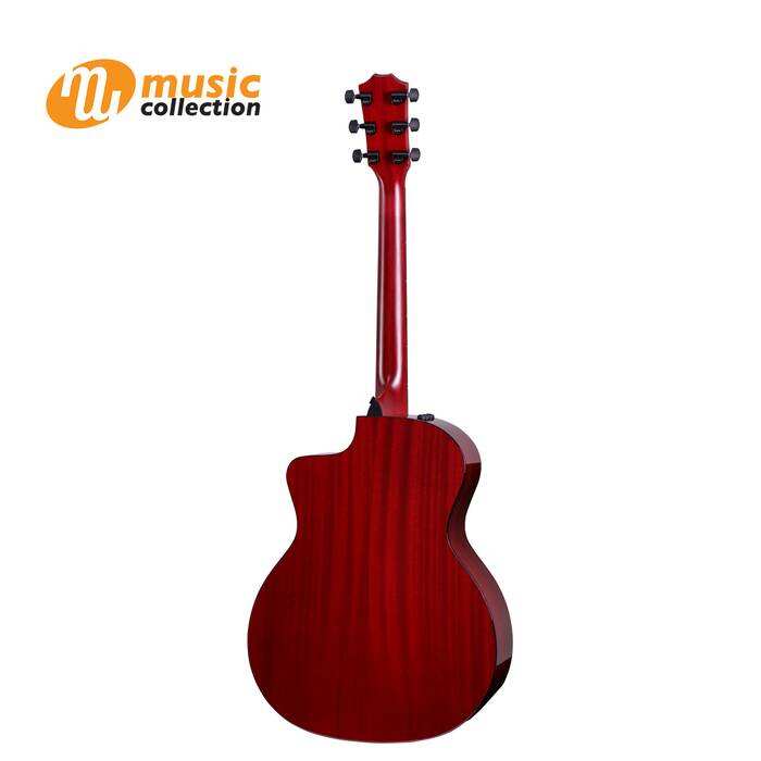 TAYLOR 224CE DLX LTD SAPELE/ MAHOG TRANS RED [FREE CASE] 1