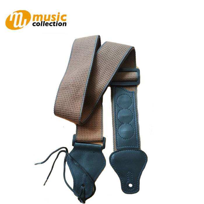 MUSIC COLLECTION BROWN GUITAR STRAP