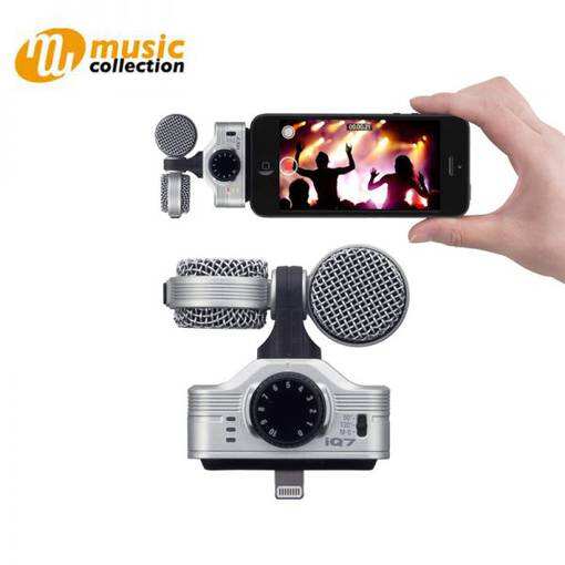 ZOOM IQ7 PROFESSIONAL STEREO MICROPHONE for iOS - Music Collection