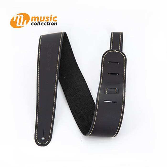MARTIN STRAP-LEATHER-SLIM-BK