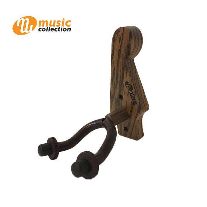 MUSIC COLLECTION ZEBRA WOOD GUITAR HANGER