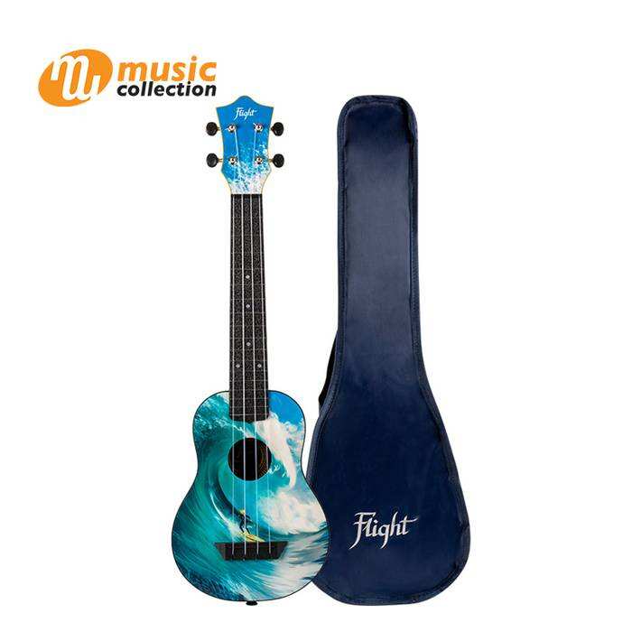 FLIGHT TUSL-25 SURF SOPRANO CONCERT NECK UKULELE [FREE BAG]