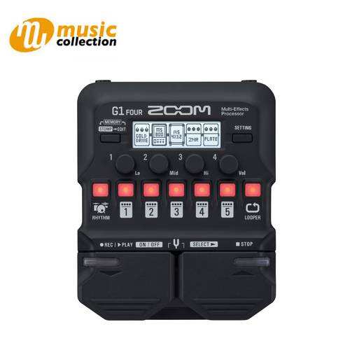 ZOOM G1 FOUR GUITAR MULTI EFFECT Music Collection