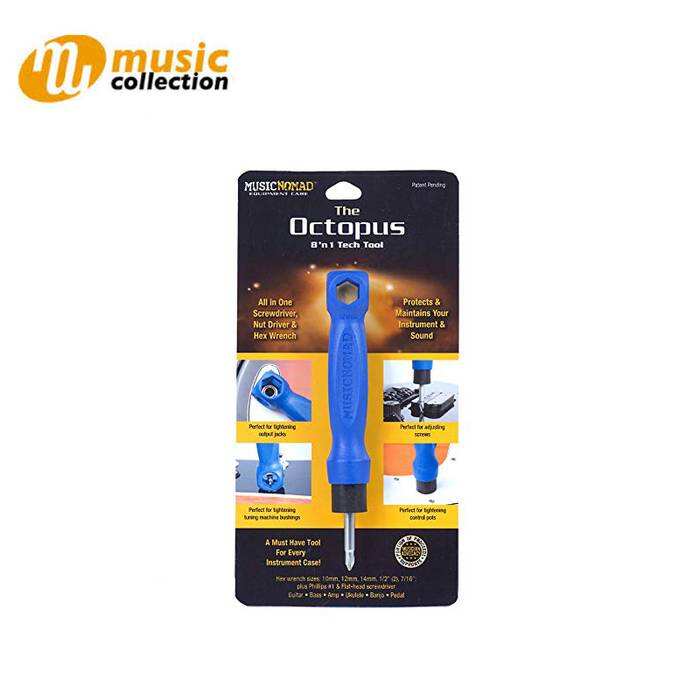 MUSICNOMAD อุปกรณ์เอนกประสงค์ THE OCTOPUS 8 'N 1 TECH TOOL