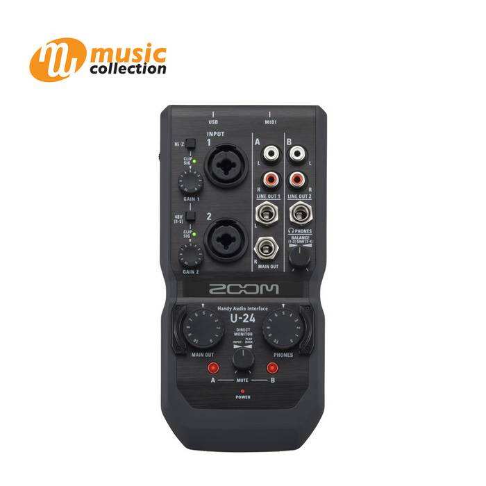 ZOOM U24 HANDY AUDIO INTERFACE