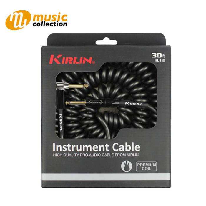 KIRLIN IPK-222 BFGL/BK-30FT สายแจ๊ค 1