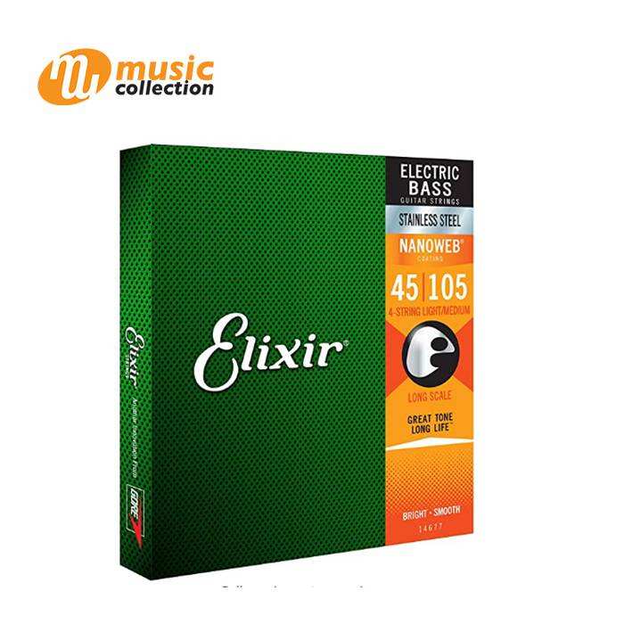 ELIXIR (B) STANLESS NANO-4 SET 045-105