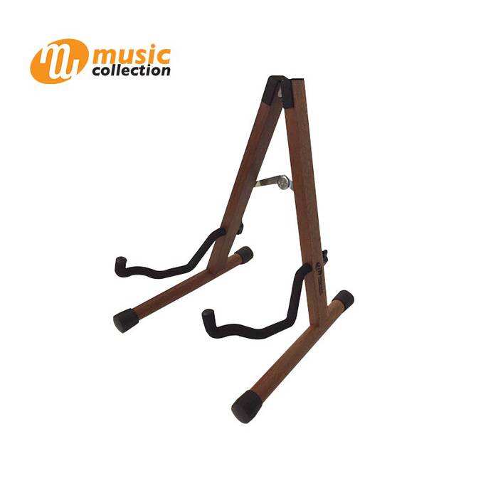 MUSIC COLLECTION MAHOGANY GUITAR STAND-A TYPE