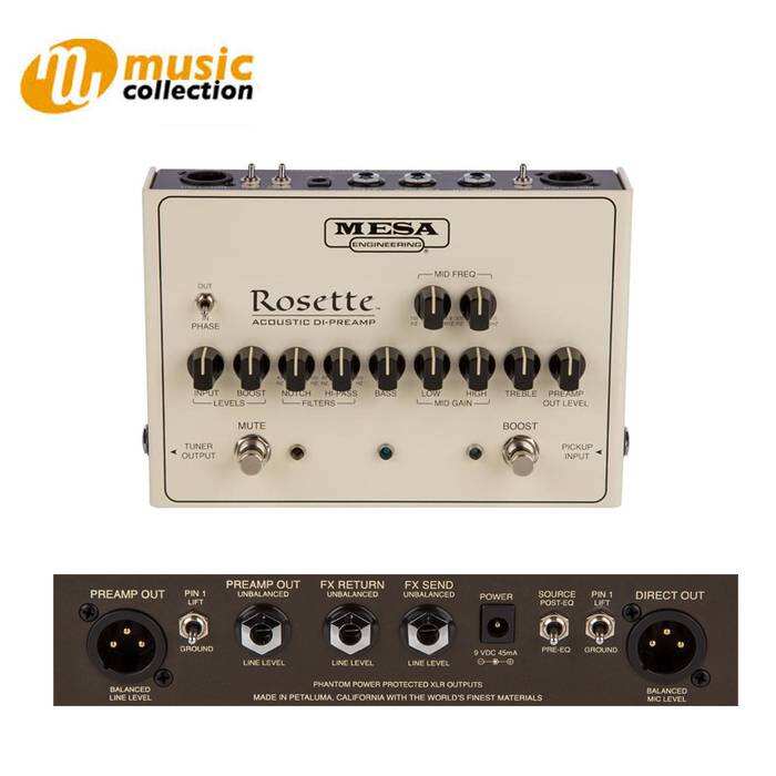 MESA/Boogie ROSETTE Acoustic DI-Preamp Pedal 1