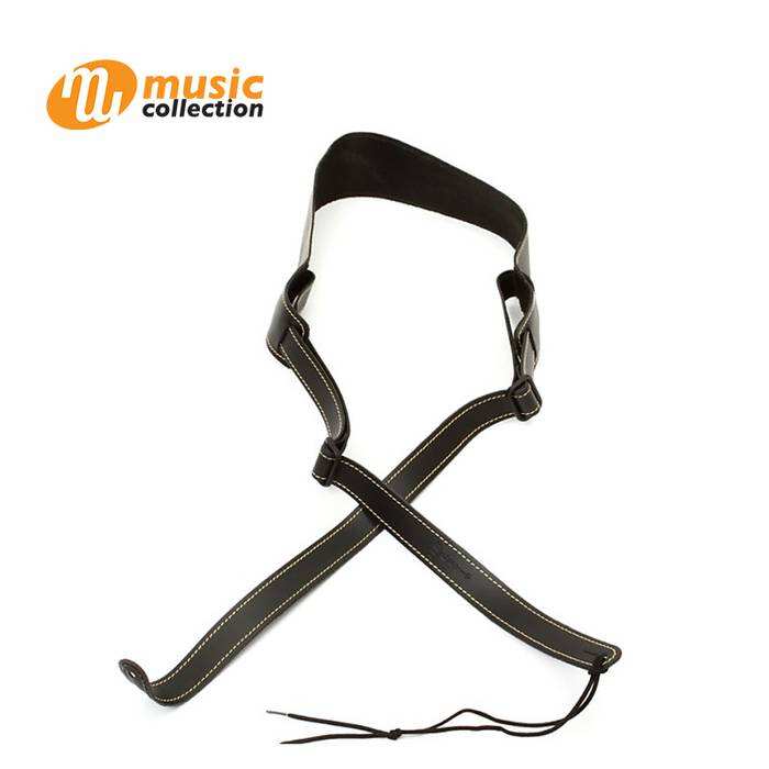 MARTIN STRAP - LEATHER SLING BACK-BK