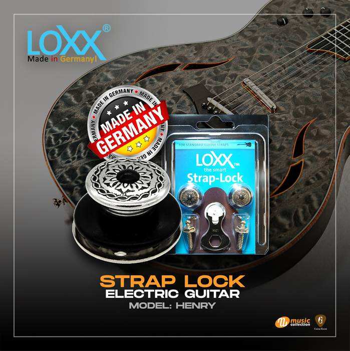 LOXX STRAP LOCK-HENRY-BLACK CHROME/NICKEL #45223.61098
