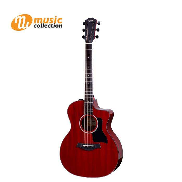 TAYLOR 224CE DLX LTD SAPELE/ MAHOG TRANS RED [FREE CASE]