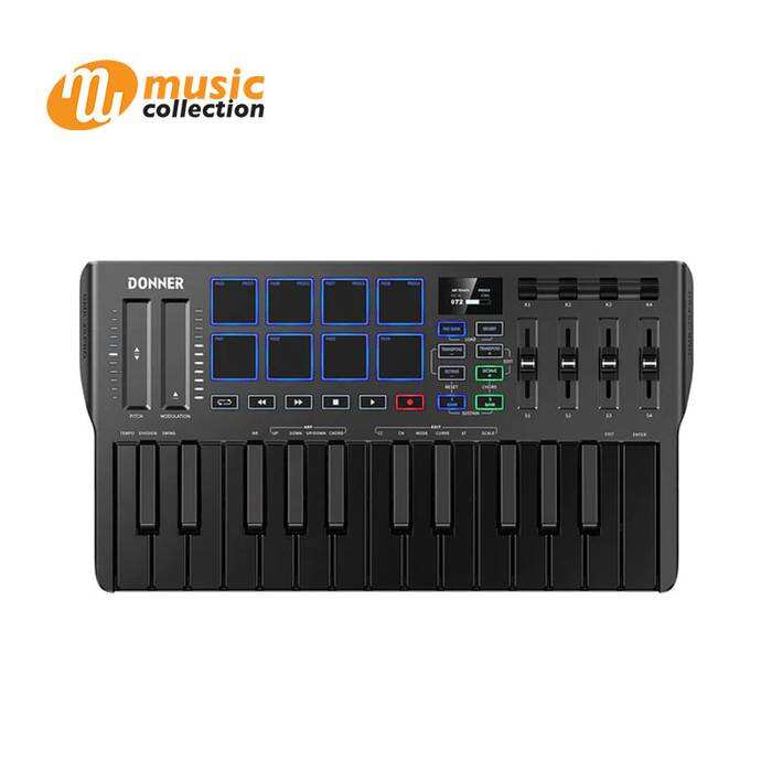 DONNER DMK-25 PRO MIDI KEYBOARD BLACK