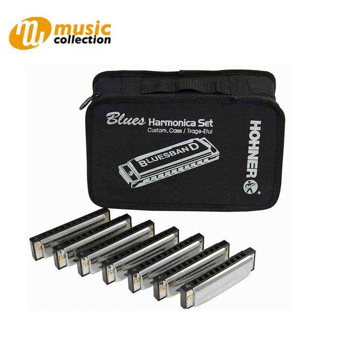 HOHNER BLUES BAND HARMONICA SET 7-PIECE 1