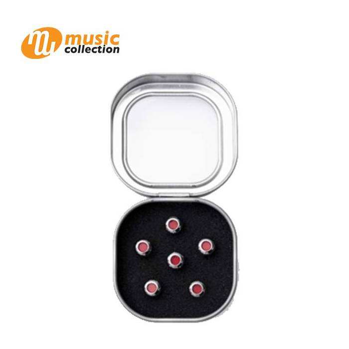 MARTIN BRIDGE PIN SET LIQUID METAL CHROME W/RED TIN 1