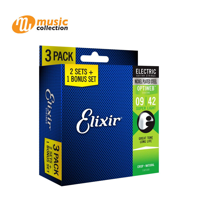 ELIXIR E.OW SU.LT.009 3 SET PACK 16550 Music Collection