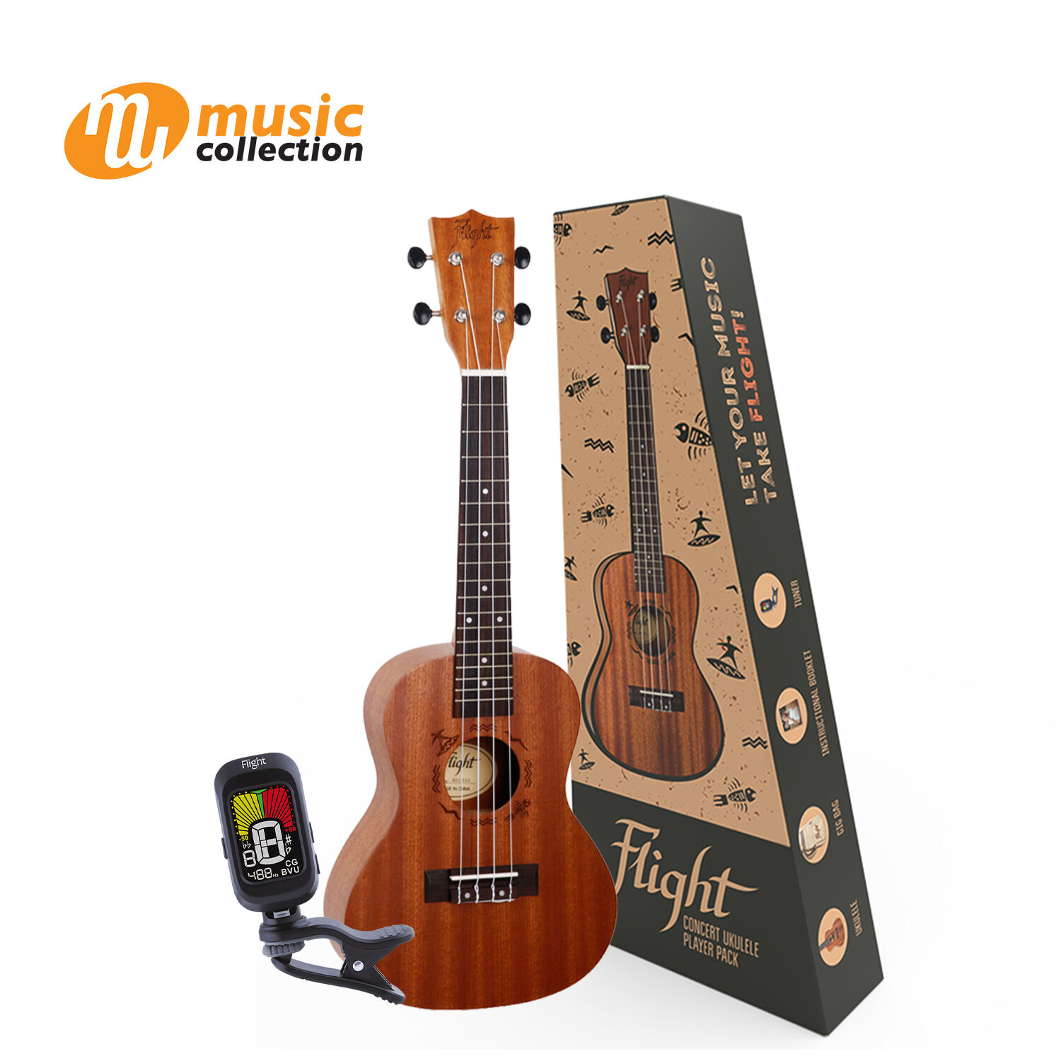 Ukulele deals concert flight